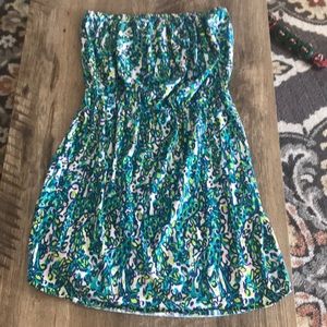 Lilly Pulitzer (it’s a stretch) strapless dress